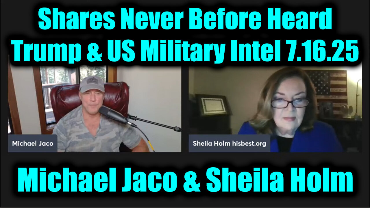 JAC.HOLM. Shares Never Before Heard Trump. 7-16-25-AT-2PM-CST-50-EST