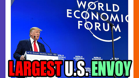 🔴LIVE: Trump Scolds The WEF, Largest US Envoy Storms Davos, Peace Board vs The UN 🟠⚪🟣