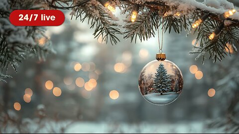 Christmas Music 24/7 Live (free PDF) – Cozy Winter Instrumental Background for Sleep, Study & Relax