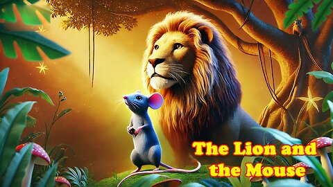 The Lion and the Mouse | Kindness and Gratitude | Aesop’s Fable | Animated Moral Story