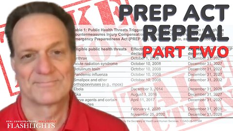 How The Covid-19 PREP Declaration Enables Harmful and Deadly Treatments & mRNA Shots: James Roguski