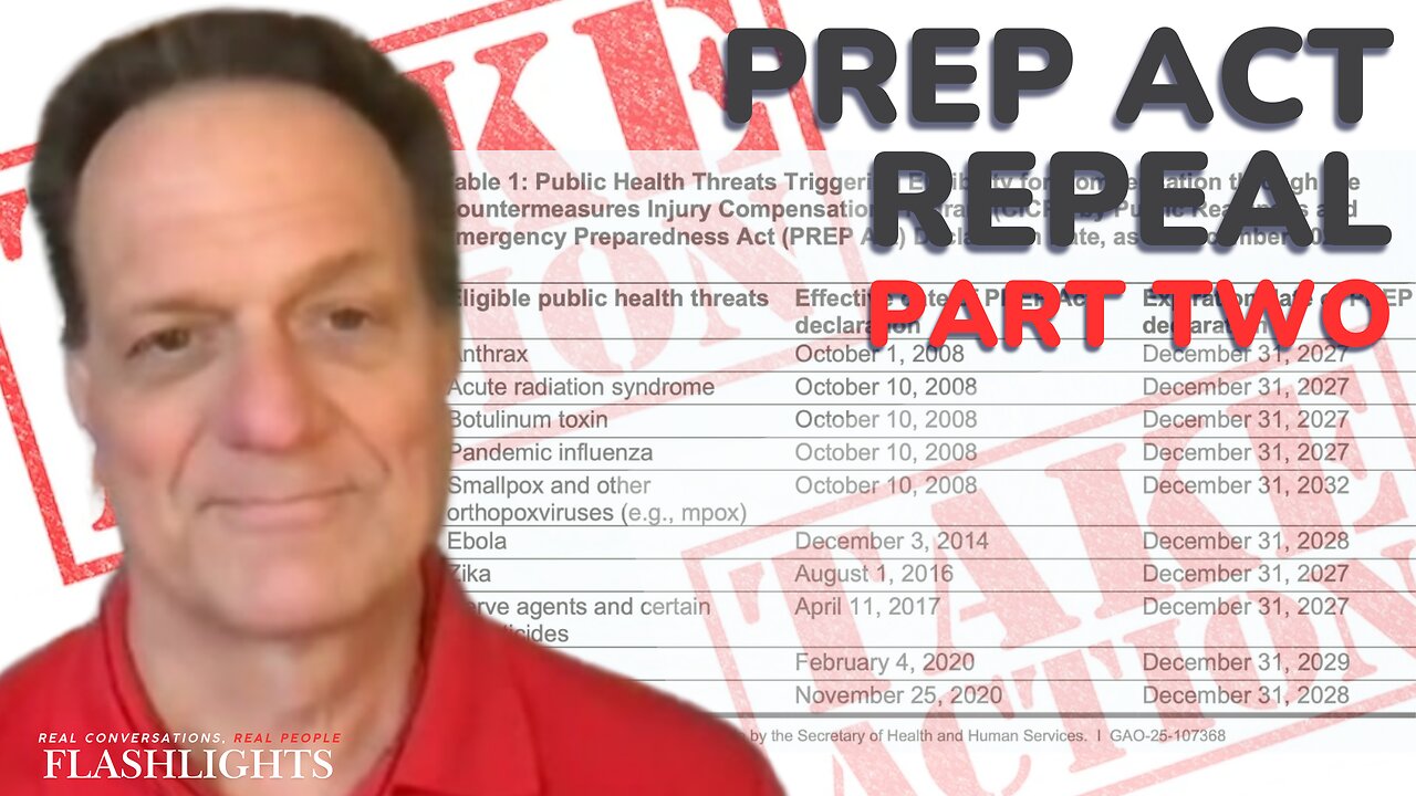 How The Covid-19 PREP Declaration Enables Harmful and Deadly Treatments & mRNA Shots: James Roguski