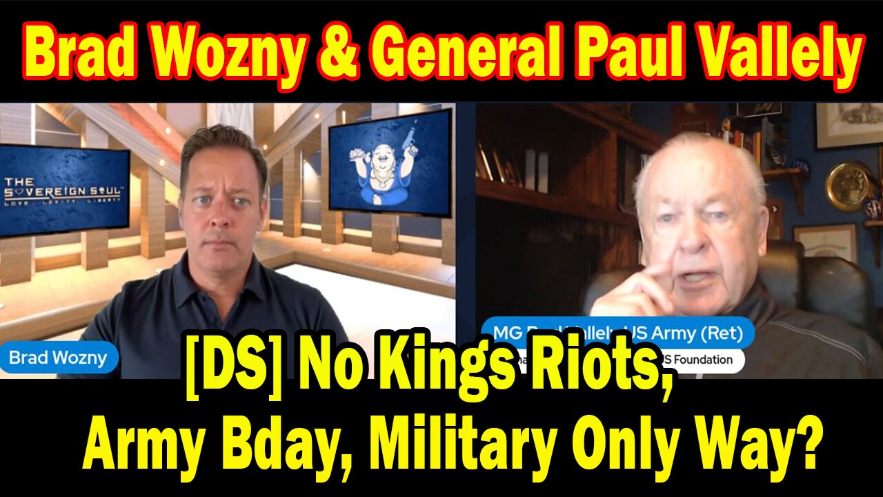Brad Wozny & General Paul Vallely HUGE Intel June 14: "[DS] No Kings Riots, Military Only Way?"