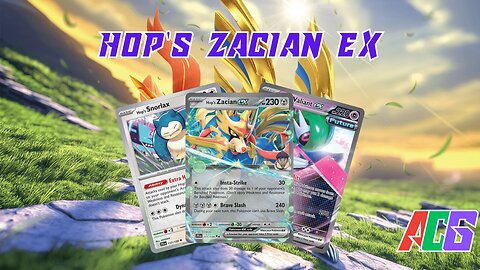Hop's Zacian EX | Pokemon TCG Live | Standard Gameplay | Destined Rivals | Best Meta Decks