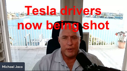 Tesla drivers now being shot at as liberal NPC's are moving to self destruction.