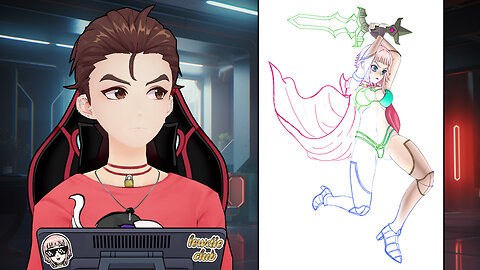 Berserker Momoko – Twitch Art Timelapse ✍️
