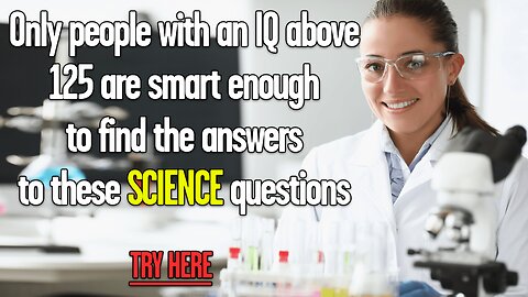 HARD Science Quiz