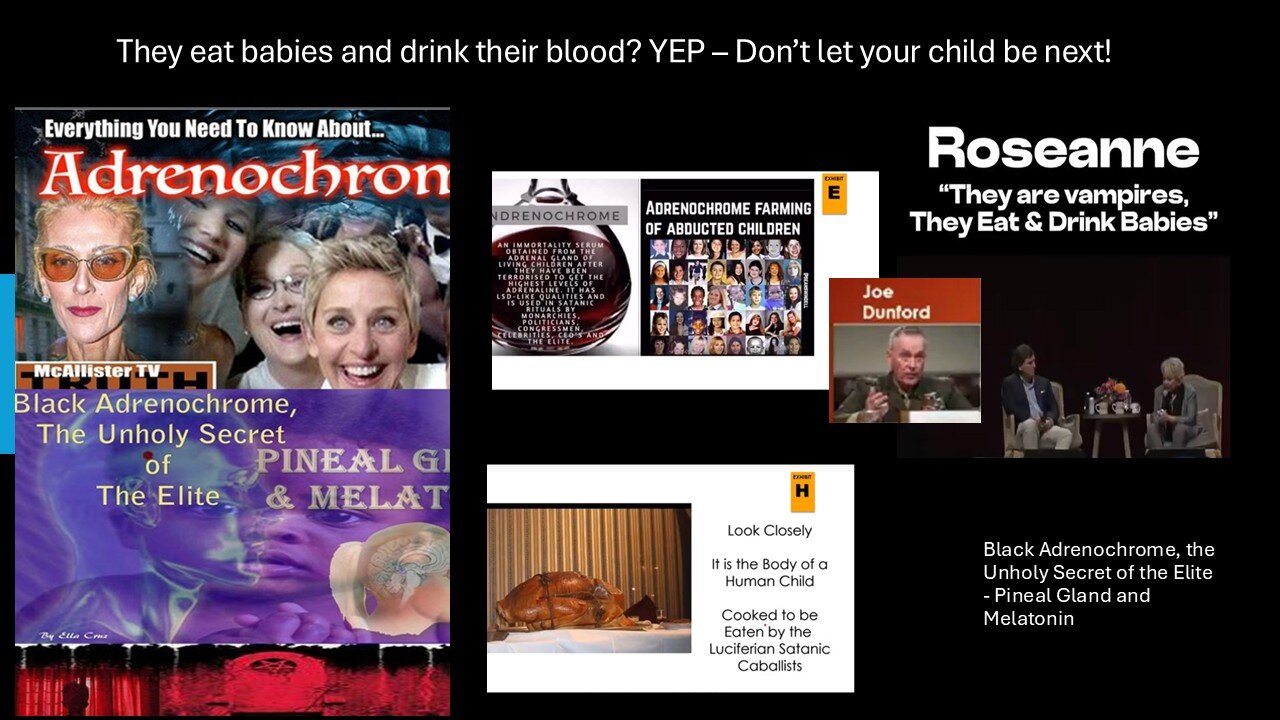 The UNITED STATES INC eats babies and drink their blood? YEP – Don’t let your child be next!