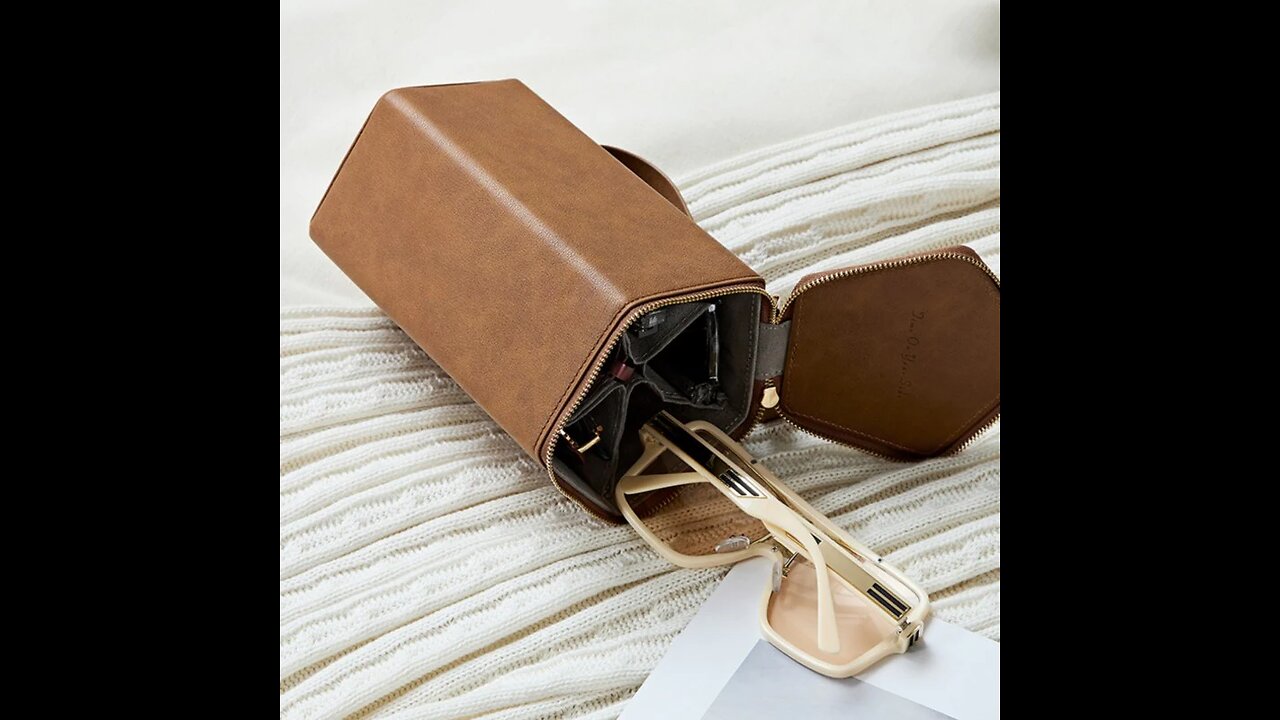 Portable Pressure-Resistant Large Capacity Glasses Case