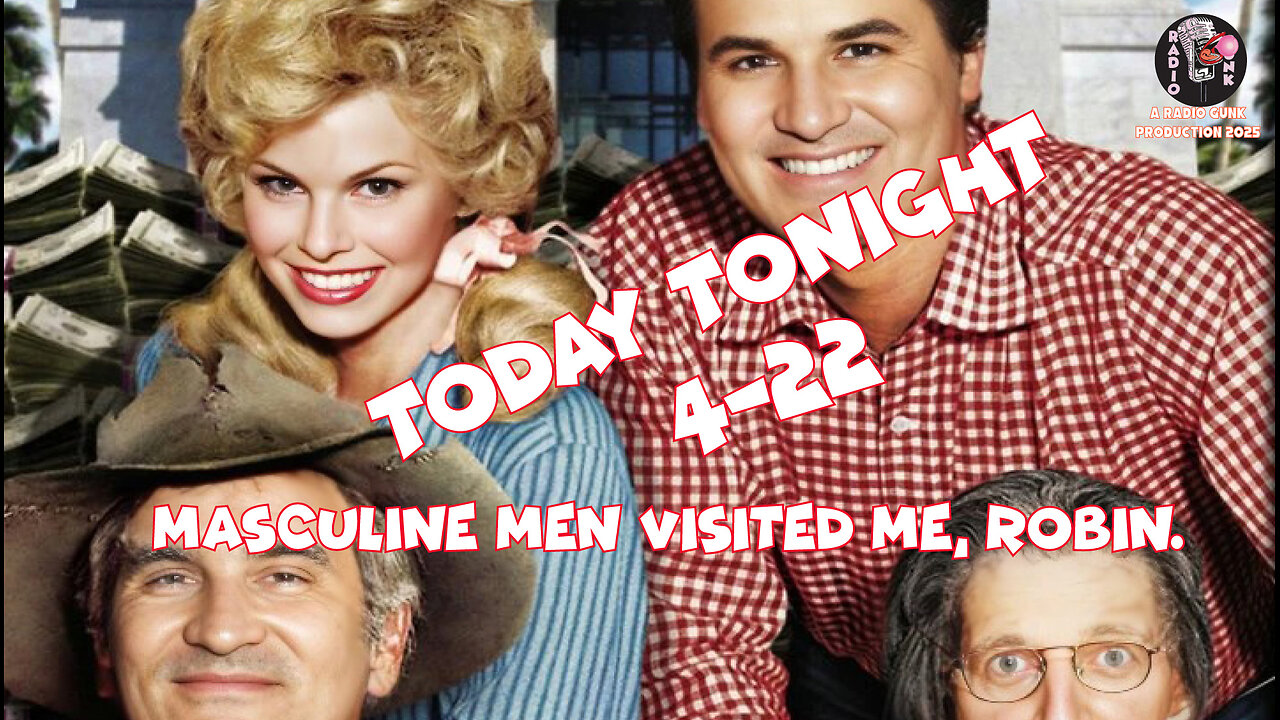 Today Tonight April 22 - Masculine men visited me, Robin.