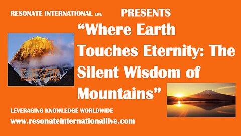 “Where Earth Touches Eternity: The Silent Wisdom of Mountains”
