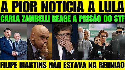 🔥🚨 BOMBA! Zambelli reage à ordem de prisão do STF! Filipe Martins não estava em reunião do Golpe!