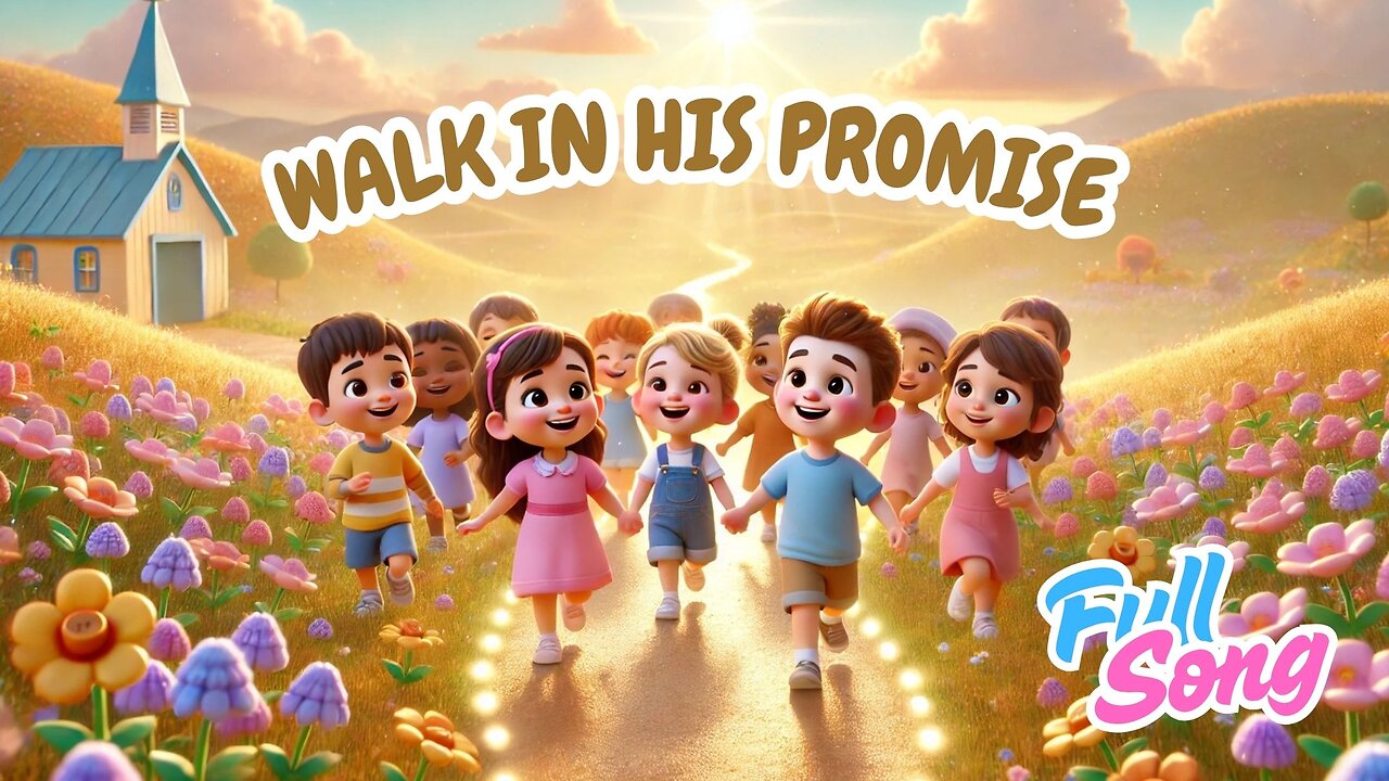 Walk in His Promise ✝️ Joyful Gospel Song for Kids