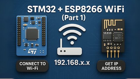 STM32 + ESP8266 Tutorial (Part 1) | WiFi Setup & Obtain IP Address