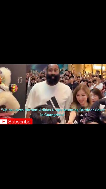 “Adidas Unveils James Harden Court in China – A Monument to the Beard!”