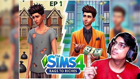 Sims 4 Me Bina Paise Ke Life Shuru! || Rags to Riches || The Sims 4 Hindi Gameplay #1