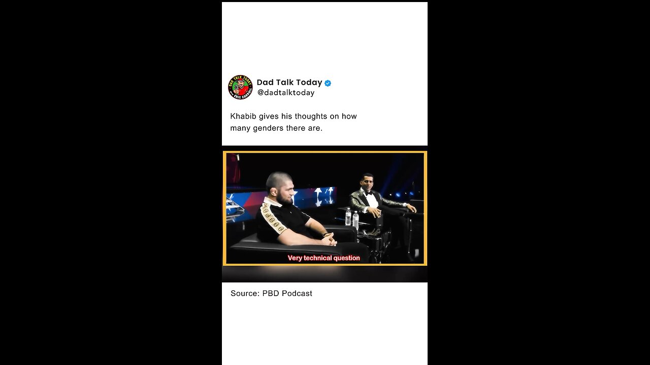 Khabib on transgender