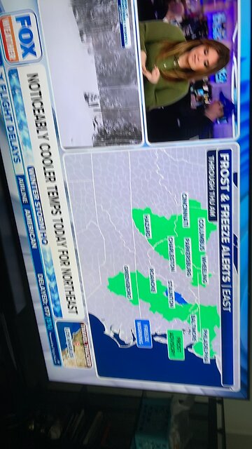Fox Weather, NOT the woke Weather Channel
