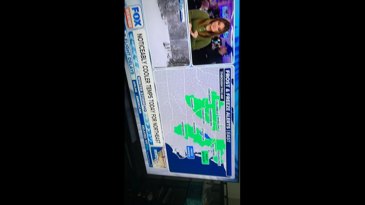 Fox Weather, NOT the woke Weather Channel