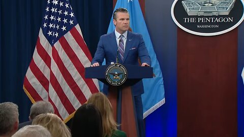 Pete Hegseth holds briefing on success of Iran strikes