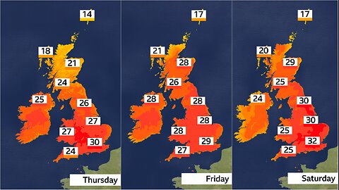 Here we go again. A short UK heatwave and the climate fear porn ramps up
