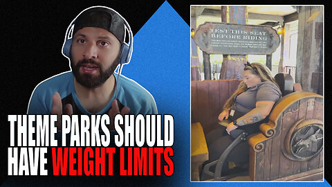 Theme Parks should have weight requirements.