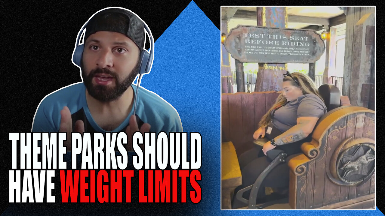 Theme Parks should have weight requirements.
