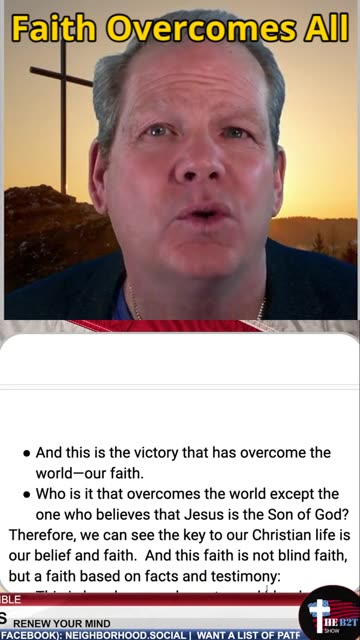Faith overcomes the world! 🔥🙌