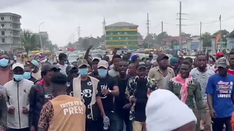 Enough Is Enough!! Liberians Protest Against Inflation & Corruption ☠️ 🚨 ☠️ 🚨 #liberia #africa