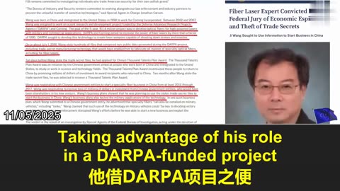 💥💥💥 2025.11.05 CCP’s “Thousand Talents Plan”