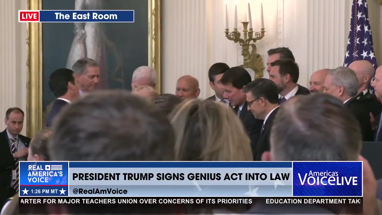 SIGNING OF THE GENIUS ACT