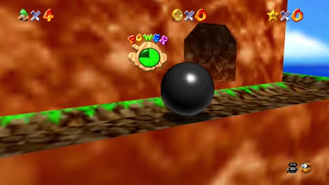 Mario 64 but if i take damage the video ends