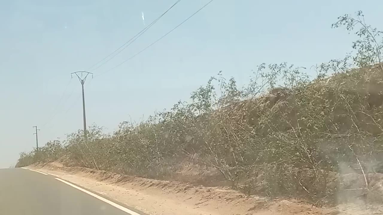 on the road