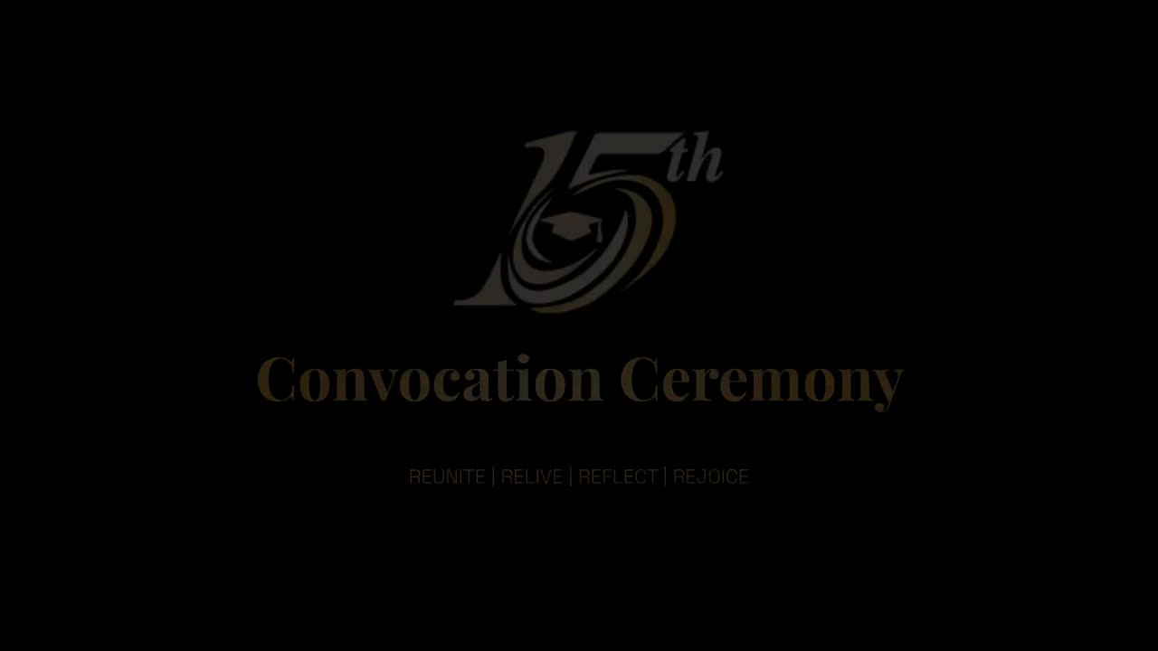 Catch the vibe. Feel the pride | 15th Convocation Ceremony | Class of 2024