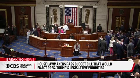 House Republicans narrowly pass budget bill after all-night session