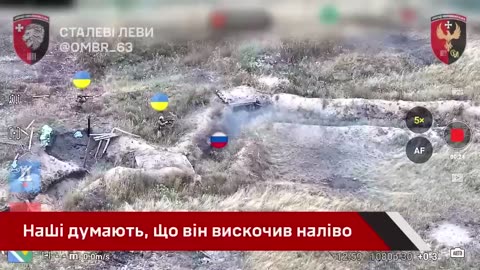 ⚡️Ukrainian soldier eliminating a Russian during a trench assault ⚡️