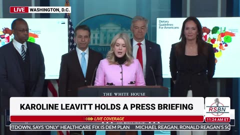 WATCH: Trump Administration Unveils New Food Standards to Overhaul Government Programs - 1/7/26