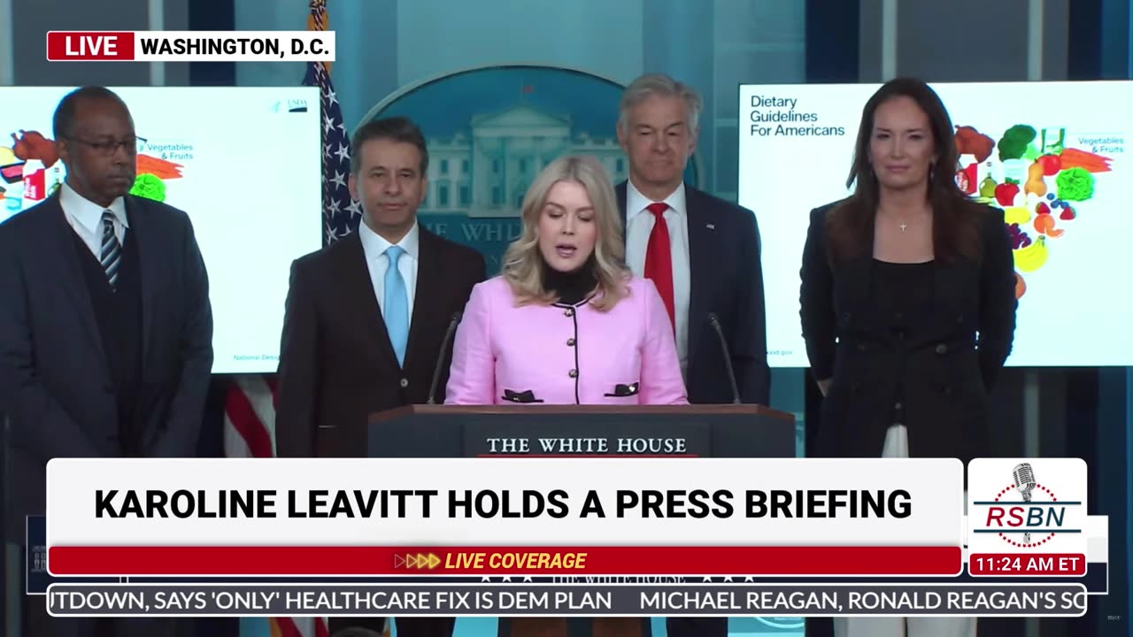 WATCH: Trump Administration Unveils New Food Standards to Overhaul Government Programs - 1/7/26