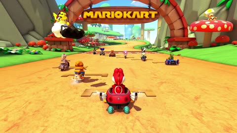Mario Kart 8 Deluxe Race Five: Wii Mushroom Gorge