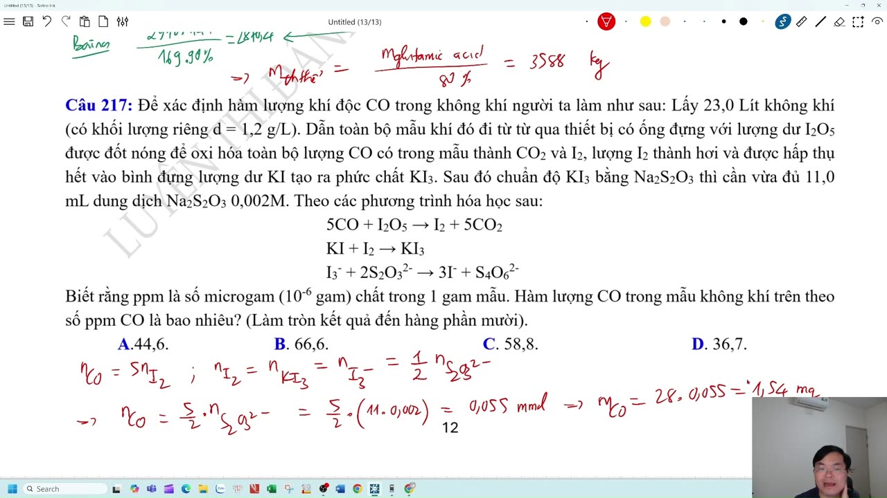 "VIDEO 4 BÀI TẬP VDC CHUẨN ĐỘ IODINE "