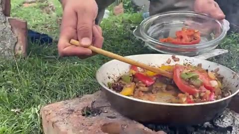 Clay Pot Casserole with Holland Cheese 🧀|Cooking in Nature 🍀