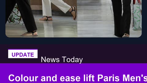 Colour and ease lift Paris Men's Fashion Week