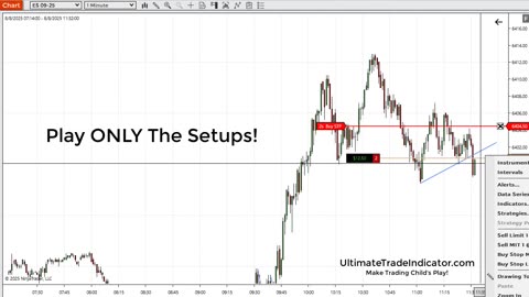 NAILED ANOTHER ONE ON THE MES FUTURES