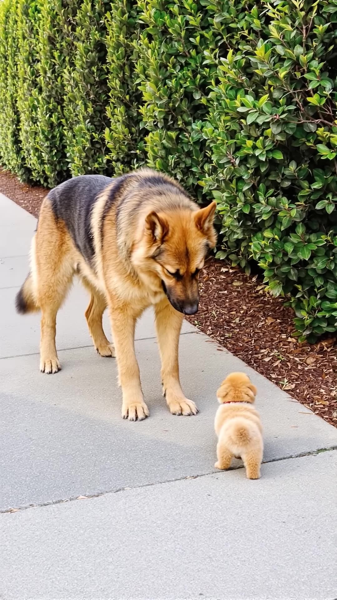Big Dog Comforts Crying Tiny Puppy In The Sweetest Way пёџрџђ