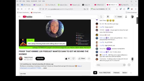 PROOF THAT KIMMIE LUV PODCAST WANTED DANI TO GET ME BEHIND THE SCENES!