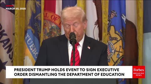 'Sounds Strange, Doesn't It?': Trump Celebrates Ending Department Of Education