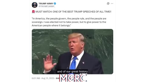 PRESIDENT TRUMP AMERICA 1ST SPEECH