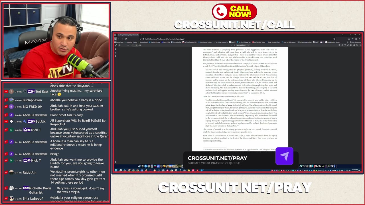 🔴 LIVE: No Holds Barred - Mohammed’s Prophethood On Trial