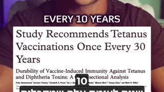 🔬 The Shocking Truth About the Tetanus Shot 💉