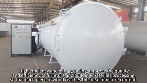 High-frequency vacuum drying tank